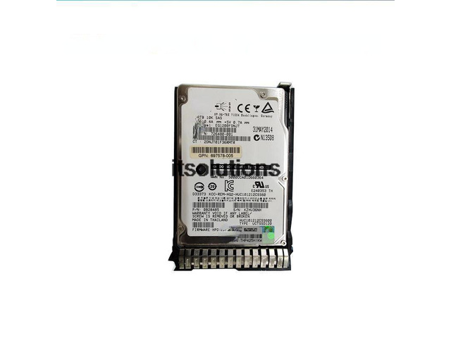 For HP 718292-001 Server Gen9 HDD 1.2TB SAS 10K 726480-001
