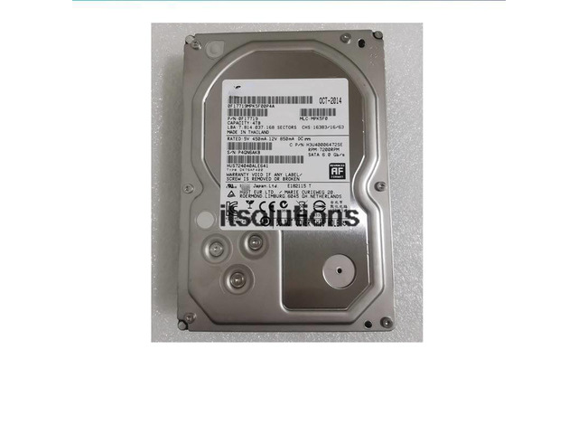 For HGST/Hitachi 4TB enterprise hard drive 7200 rpm 3.5 inch HUS724040ALE641 mon