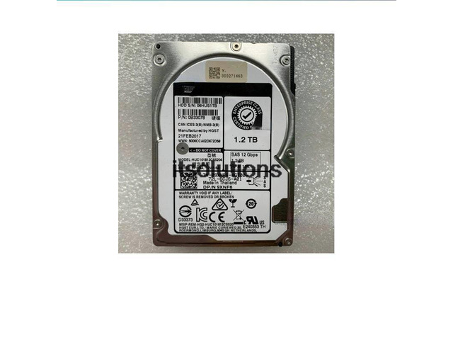 For DELL 1.2T SAS 12Gb 10K 2.5 inch 12GB 09XNF6 server enterprise hard disk