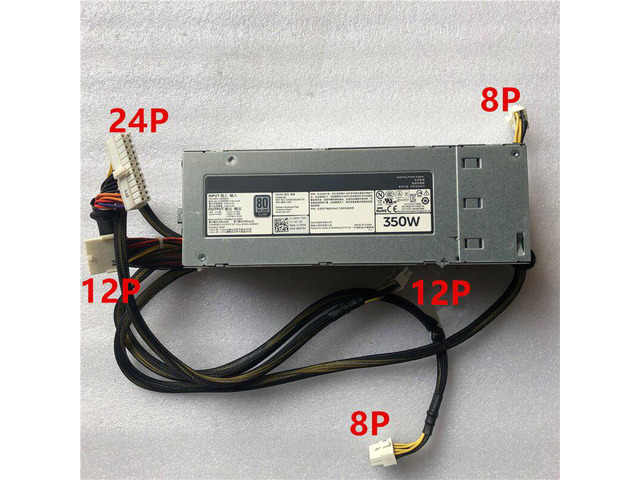 For Dell T320 350W Switching Power Supply DH350E-S0 DF83C F350E-S0 8M7N4 DPS-350