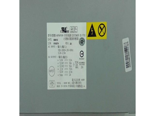 For Asus Acbel 1U RS120-E3 TAITO2 400W Switching Power Supply API4FS30