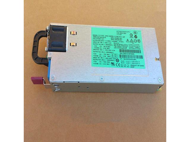 For HP DL580G7 1200W Power Supply HSTNS-PD19 DPS-1200FB-1 A 570451-001 570451-101 579229-001 578322-B21