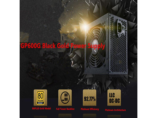 Original PC PSU For Segotep Non-module Silent Power Supply Lengthen Backline 80PLUS Gold Medal 500W Power Supply GP600G