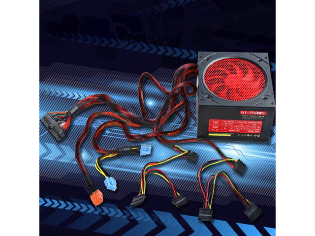For SpeedCruiser I5 I7 I9 Power Supply of Double 8P GPU Rated 550W Peak 750W Swi