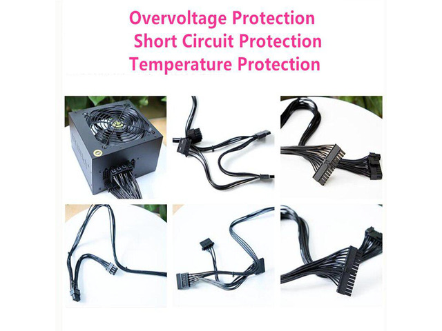Original PC PSU For Evesky Brand I7 I9 RTX2080 Intelligent Silent Backline support 600W Power Supply Electric Contest 600