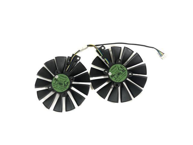 2pcs GPU RX470 GTX1080TI VGA cooler fans ROG-POSEIDON-GTX1080TI graphics card fan for ASUS ROG STRIX RX 470 Video cards cooling