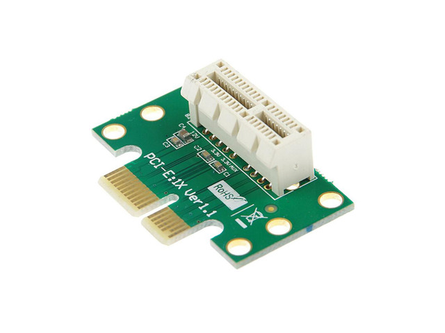 BTBcoin PCI-E PCI Express X1 Adapter Riser Card PCI E PCIE X1 to X1 Slot Convert Card 90 Degree For 1U Server Chassis Wholesale