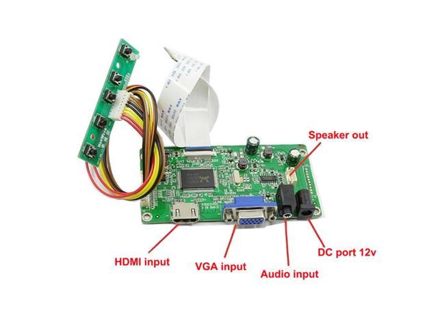 EDP Control Board Monitor Kit for LP140WH1-TPD1 HDMI+VGA+Audio LCD LED screen Controller Board Driver
