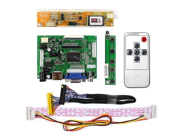 G156XW01 V0 V1 V2 V3 HDMI+VGA Monitor Kit for 1366x768 LCD LED Screen Controller Board Driver With 1 CCFL 30Pins