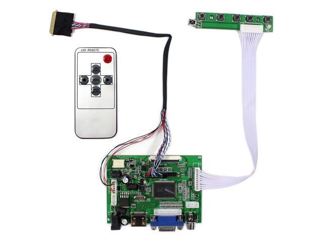 HDMI+VGA Control Board Monitor Kit for LTN156AT17 LTN156AT02 LTN156AT24 LCD LED screen Controller Board Driver