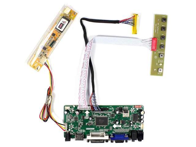 HDMI+DVI+VGA Controller Board Driver monitor Kit for 15.4' B154EW02 V1 V2/V3/V4/V5/V6/V7 1280x800 LCD LED screen panel