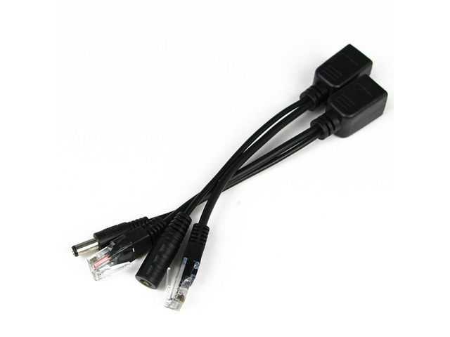 Hot POE Cable Passive Power Over Ethernet Adapter Cable POE Splitter Injector Power Supply Module 12-48v For IP Camera