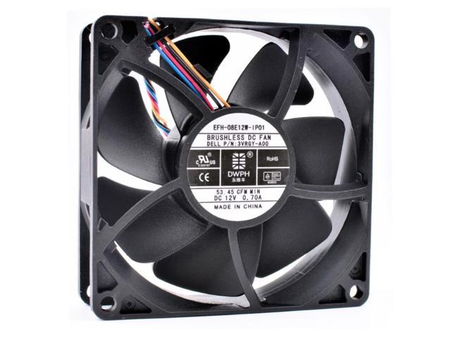 EFH-08E12W-IP01 3VRGY-A00 8cm 8025 80mm fan DC12V 0.70A server CPU large air volume cooling fan
