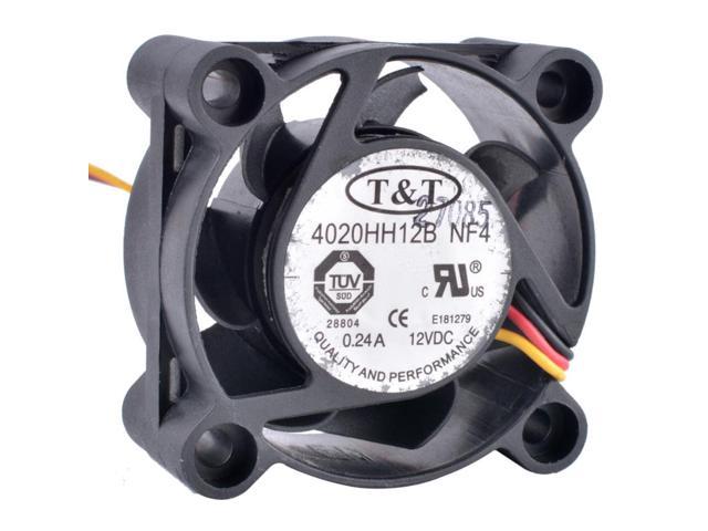 4020HH12B NF4 4cm 4020 40mm fan 12V 0.24A 3-wire belt monitoring speed double ball bearing large air volume cooling fan