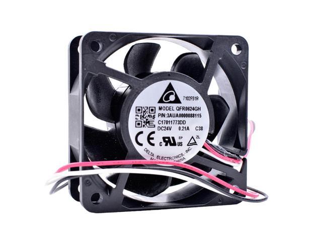 Brand QFR0624GH 6cm 6025 60mm fan 60x60x25mm DC24V 0.21A Cooling fan suitable for server inverter