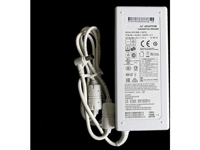 Fit for LCAP31 19V 7.37A Ac Adapter for LG 34-Inch Ultra Wide QHD Monitor Power Supply 34UM94 34UC95 34UC97C 34YM95C