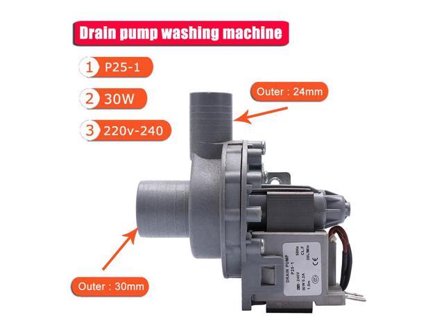 30/24mm LG washing machine drain pump 220v universal washer high pressure drain motor pump 30W photo