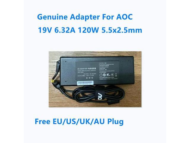 OIAGLH 19V 6.32A 120W 5.5x2.5mm GA120SD1-19006320 Power Supply AC Adapter For Monitor Charger