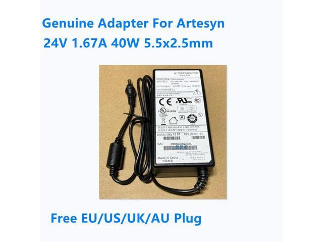OIAGLH 24V 1.67A 40W 5.5x2.5mm DP4024N2M Power Supply AC Adapter For Artesyn- Power Charger