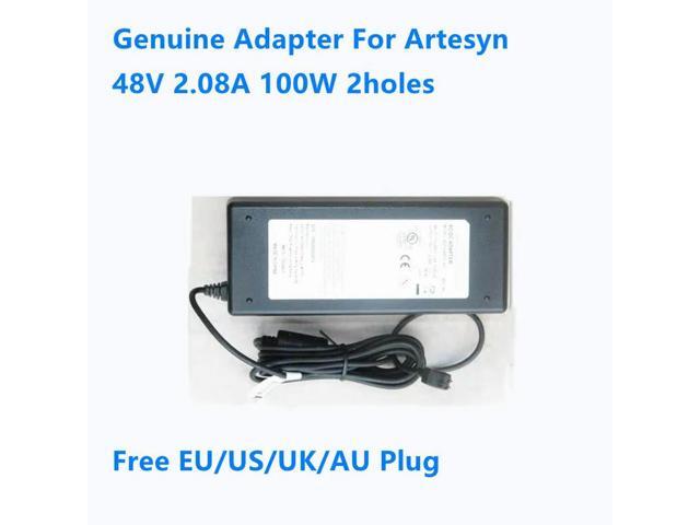 OIAGLH 48V 2.08A 100W 2holes AD10048P3L-403 Power Supply AC Adapter For Artesyn- POE Charger