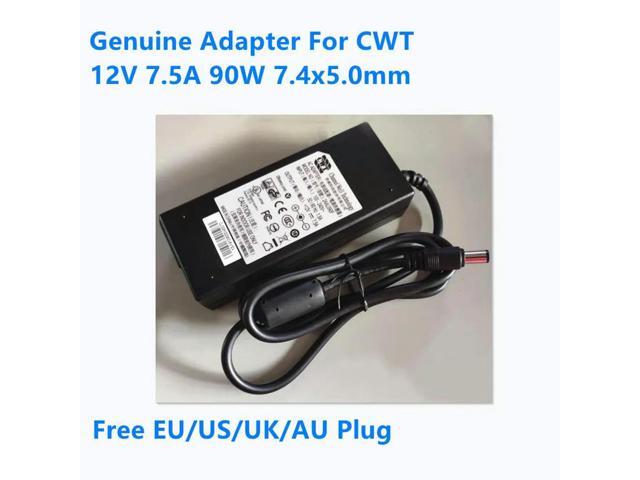 OIAGLH 12V 7.5A 90W 7.4x5.0mm CWT 2AAL090F Power Supply AC Adapter For Laptop Charger