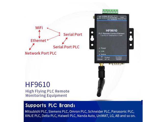PLC Remote Control Element RS232 RS485/422 to WIFI Module Wireless for PLC HMI Downloading Monitoring Communication
