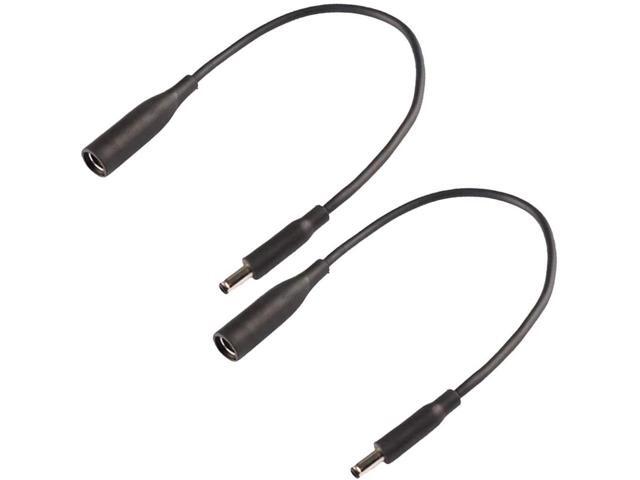 2pack Adapter Converter Cable 7.4 to 4.5mm for Dell Laptop Power Supply 30w 40w 45w 65w 90w 120w D5g6m 0d5g6m M3800 XPS 12 13