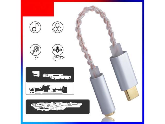 USB-C Type C to 3.5mm Audio Jack Active DAC Headphone Adapter Convert Cable