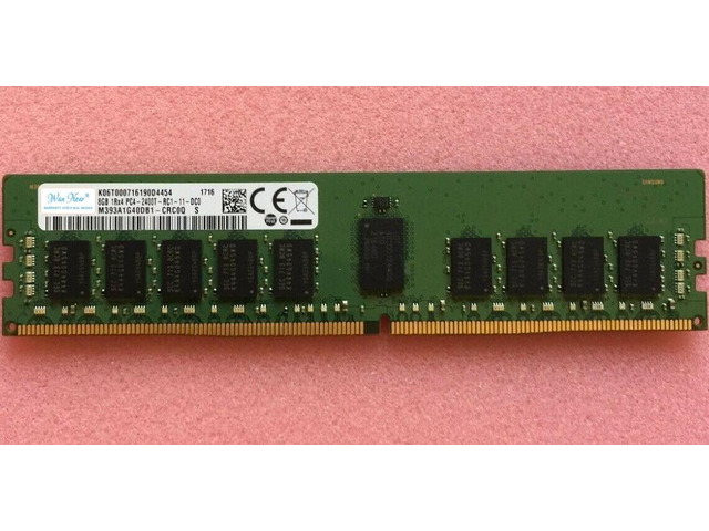 OIAGLH For 8G 1RX4 PC4-2400T DDR4 2400 ECC REG RDIMM 8G M393A1G40DB1-CRC0Q