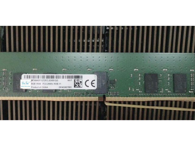 OIAGLH For MTA9ASF1G72PZ-2G6D1QG 8G 1RX8 PC4-2666V-RD1-11 RDIMM