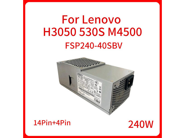 Novo adaptador de fonte de alimentaÃ§Ã£o de 240w com varas 54y8874 54y8849 54y8897 54y8878 54y8858 54y89 21 pcb020 para lenovo h3050 530s