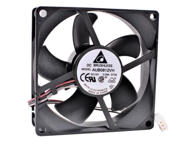 AUB0812VH 8cm 80mm fan 80x80x25mm DC12V 0.08A 3 lines Very quiet cooling fan for chassis computer