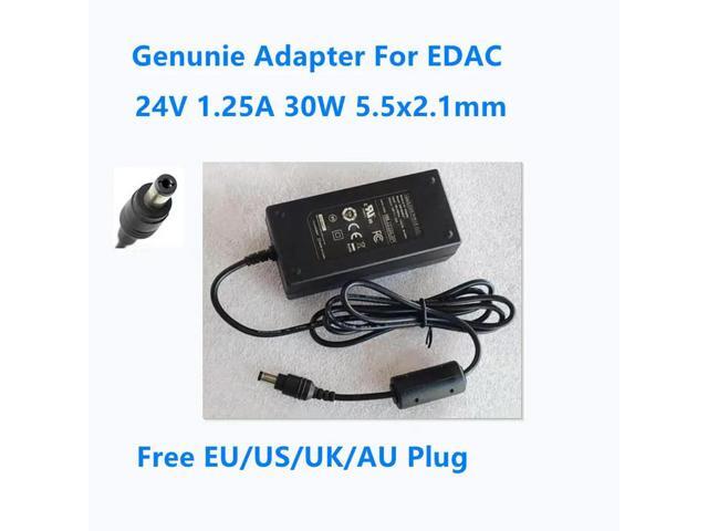 OIAGLH Genunie 24V 1.25A 30W 5.5x2.1mm EDAC EM1024K2 Medical AC Adapter For Power Supply Charger