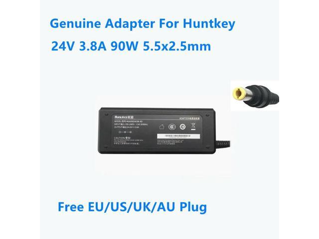 OIAGLH 24V 3.8A 90W 5.5x2.5mm HKA09024038-6D Power Supply AC Adapter For Monitor Charger