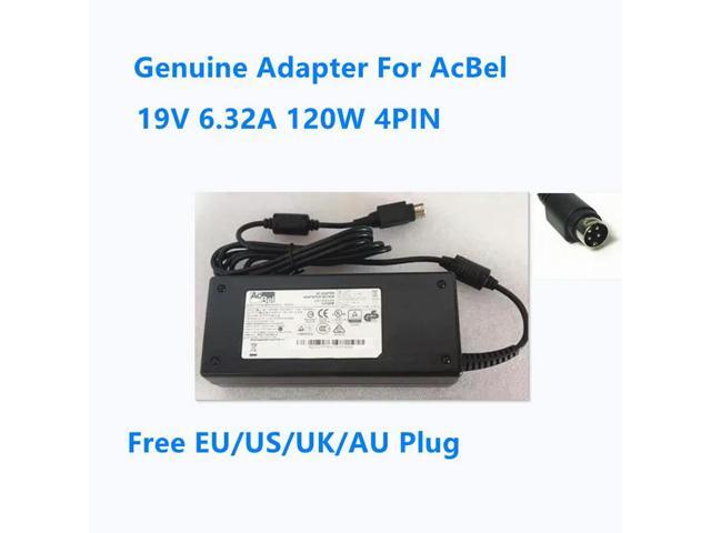 OIAGLH 19V 6.32A 120W 4PIN AcBel ADC027 AC Power Adapter For Power Supply Charger