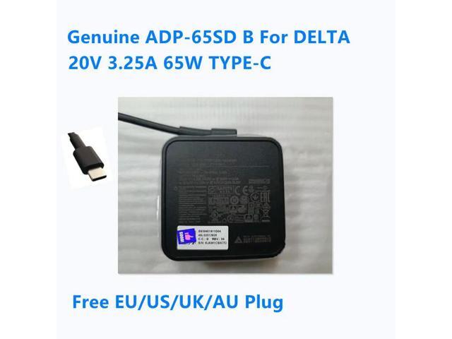 OIAGLH 20V 3.25A 65W TYPE-C USB Delta ADP-65SD B AC Adapter For Laptop Power Supply Charger