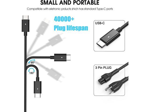 New Slim 65W USB C Laptop Charger for Dell Latitude 5420 5520 5530 5550 5540 5430 5450 5440 7420 2-in-1 7430 7440 Chromebook 3100 Dell Inspiron 14...