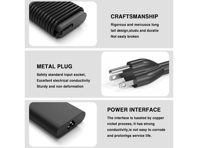 New Slim 65W USB C Laptop Charger for Dell Latitude 5420 5520 5530 5550 5540 5430 5450 5440 7420 2-in-1 7430 7440 Chromebook 3100 Dell Inspiron 14...