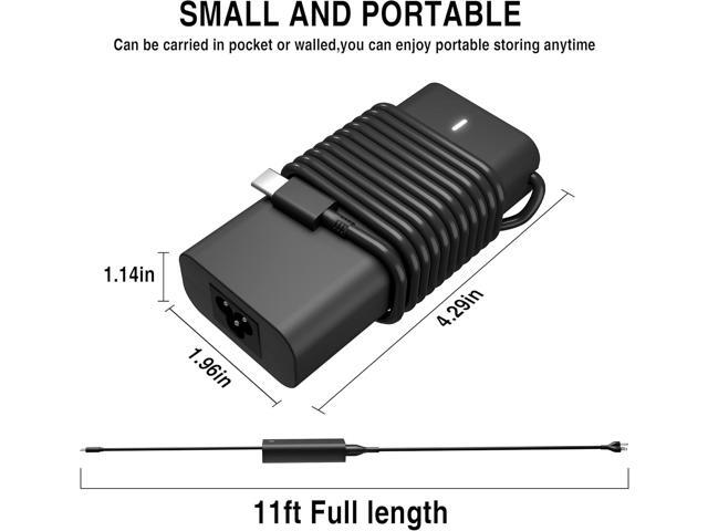New Slim 65W USB C Laptop Charger for Dell Latitude 5420 5520 5530 5550 5540 5430 5450 5440 7420 2-in-1 7430 7440 Chromebook 3100 Dell Inspiron 14...
