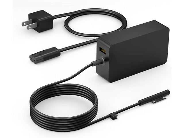 YURCIPWE Surface Pro Charger 65W, Surface Laptop Charger Compatible with Microsoft Surface Pro 11/10/9/8/7+/7/6/5/4/X, Surface Laptop 5/4/3/2,...