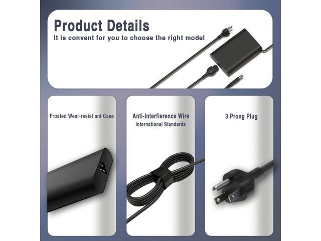 65W 19.5V 3.34A Laptop Charger Replacement for Dell Latitude 5400 5480 5490 7480 7490 5500 5580 5590 7280 7290 e7470 e6420 e6430 e6440 e5450 e5470...