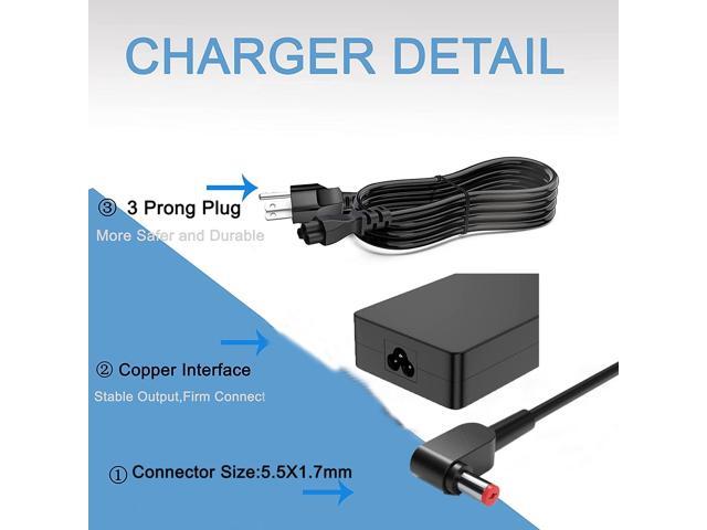180W Laptop Charger for Acer Nitro 5 7 Gaming Laptop,Compatible with AN515-57 AN515-55 AN515-54 AN515-53 AN515-51 AN515-45 Predator Helios 300...