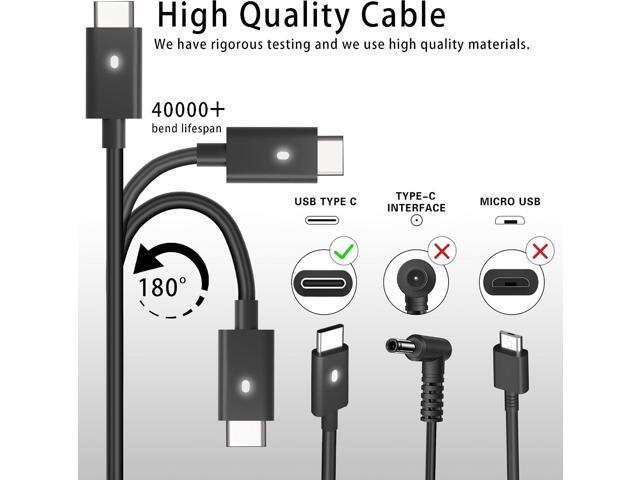 Replacement for 130W Dell USB C Charger,Laptop Charger 130W Compatible with Dell XPS 15 2in1 9575, 9575, 17 9700,Precision 5570 3570 3470,Latitude...
