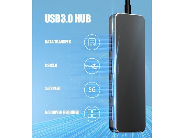 USB Hub 3.0, PANPEO 4-Port USB 3.0 Hub Multi USB Port Expander for Laptop, Xbox, Flash Drive, Mobile HD, Console, Printer, Camera, Keyborad, Mouse