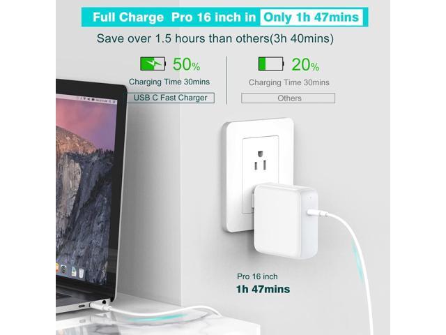 96W USB C Charger for MacBook Pro 16, 15, 14, 13 inch 2025 2024, 2023, 2022, 2021, M4 M3 M2 M1 MacBook Air, USBC Laptop Power Adapter, iPad, LED,...