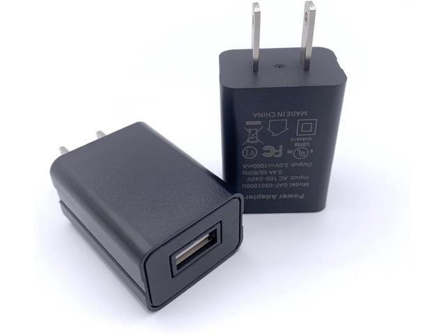 Wall Charger Cube 5V1A USB Power Supply Charging Block Universal Wall Plug Brick Portable Travel Fast Charger Power Adapter for iPhone, Samsung...
