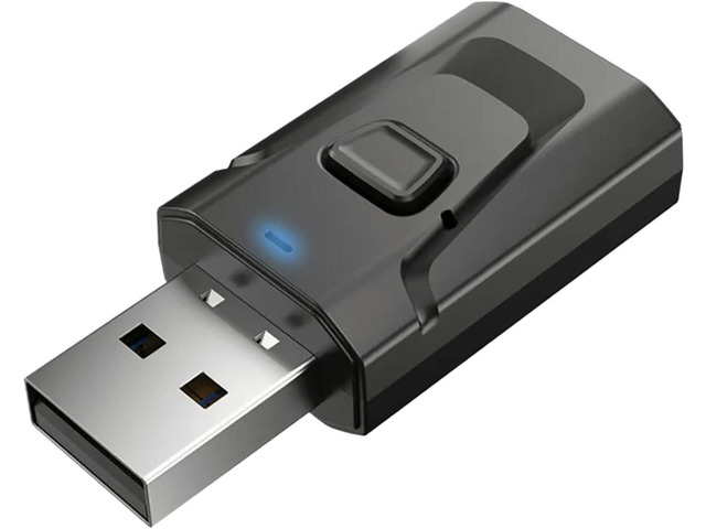 Bluetooth Transmitter, 4 in 1 USB Bluetooth5.0 Receiver Clear Sound Quality Plug and Play Stable Transmission Audio Adapter