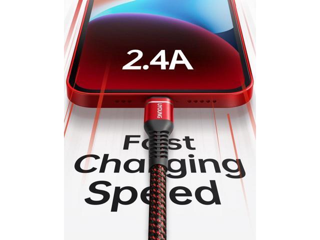 iPhone Charger Cable 3Pack 6FT Lightning Cable USB Long Heavy Duty Nylon Fast iPhone Charging Cord Compatible with iPhone 14/13/12/11/Pro/X/Xs...