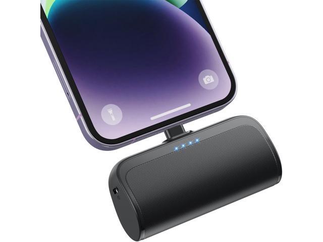 Mini Portable Charger Power Bank for iPhone,5200mAh Portable Phone Charger, Ultra-Compact PD Fast Charging Battery Pack Compatible with iPhone...