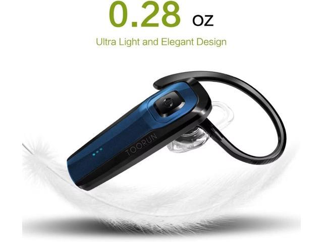Bluetooth Earpiece, M26 Bluetooth Headset Handsfree V5.0 Wireless Earpiece Headphone with Noise Reduction and Microphone Compatible for Android...